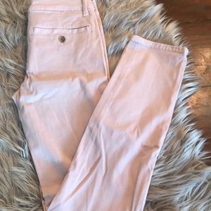 American Eagle light pink skinny khaki
